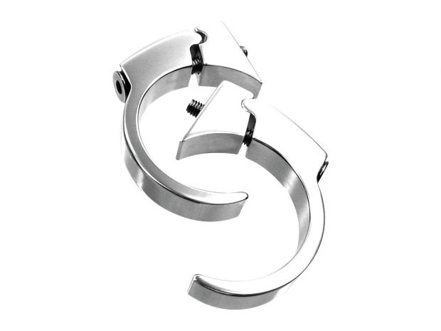 1" Handlebar Instrument Clip Kit Polished 