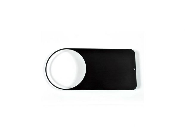 motoscope classic A Universal Speedometer Mounting Bracket Black Anodized 