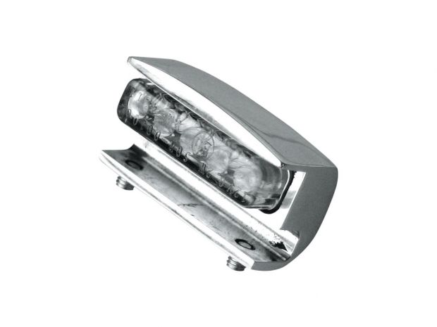 LED License Plate Light Aluminium Polished 