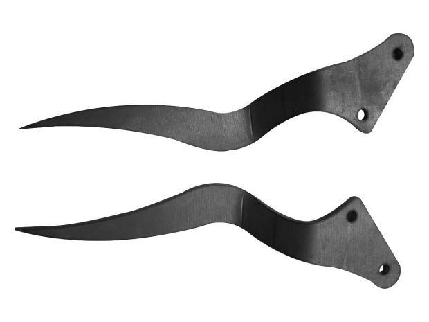 Custom 8mm Fender Strut For 220 mm Fender, Centered Raw 