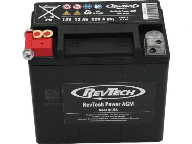 ETX14 Power Battery AGM, 220 A, 12.0 Ah 