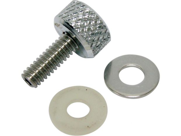 Knurled Thumb Seat Screw 3/8" Low Profile 