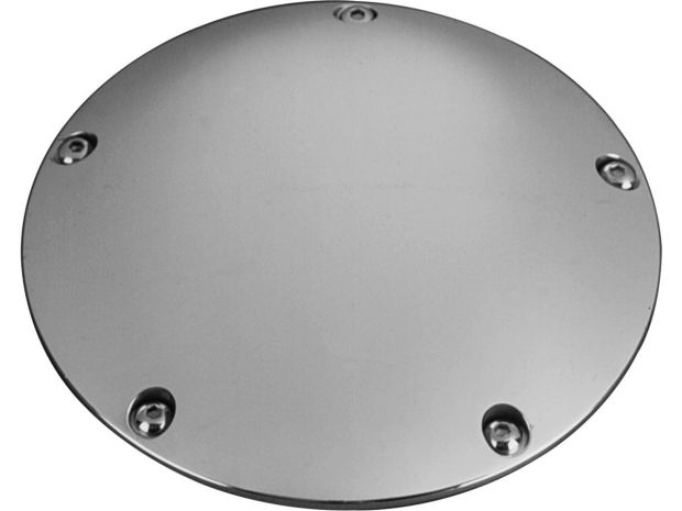 Domed 5-Hole Derby Cover for Big Twins 5-hole Chrome 