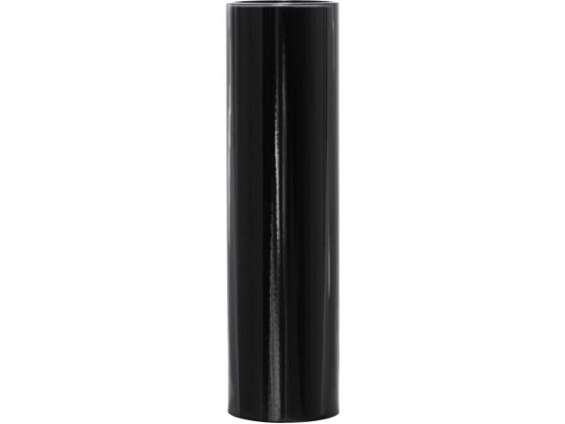 Straight Upper Fork Cover Black Gloss Powder Coated 