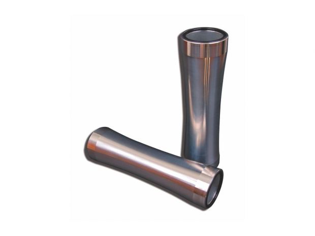 Curved Upper Fork Cover Aluminium Raw 