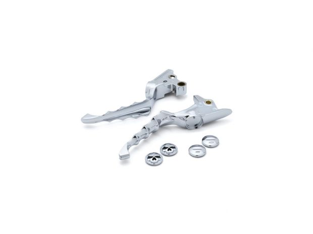 Zombie Hand Control Levers Chrome Hydraulic Clutch 