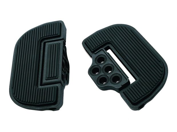 Ribbed Folding Boards for Driver or Passenger Black 