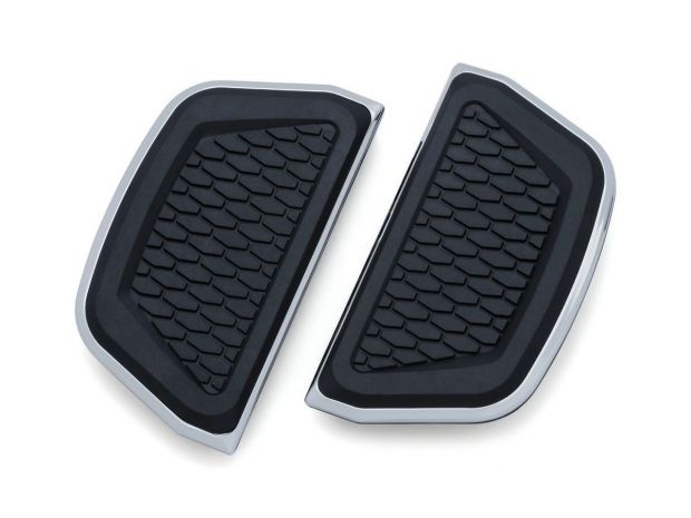 Hex Passenger Board Inserts Chrome 