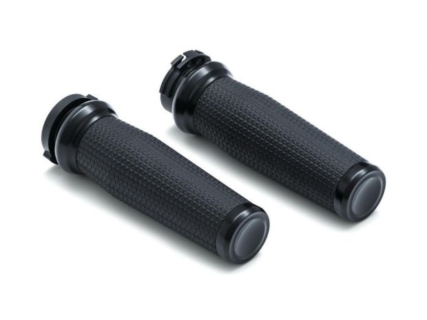 Thresher Grips Black Satin 1" Throttle Cables 