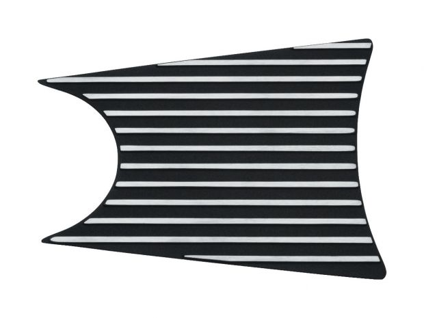 Finned Mid Primary Accent Black Satin 