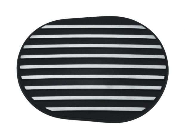 Finned Front Primary Accent Black Satin 