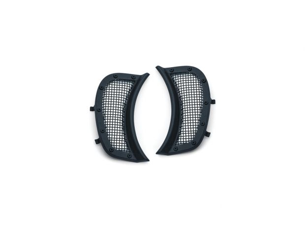 Mesh Headlight Vent Accent Black Satin 