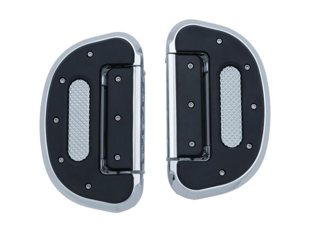 Heavy Industrie Passenger Floorboards without Adapters Chrome 