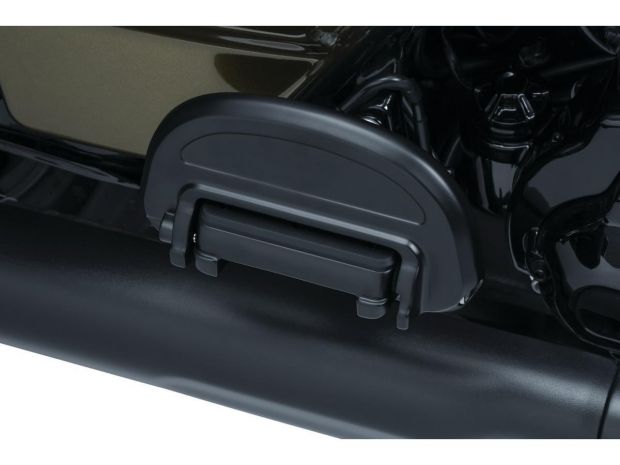 Heavy Industrie Passenger Floorboards without Adapters Black, Satin 