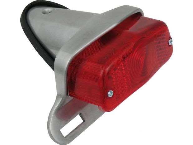 Lucas Taillight with License Plate Bracket With mounting bracket Dual Filament 