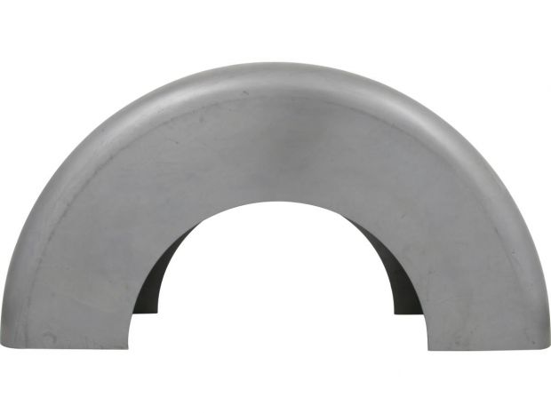 8 1/2" Roll-Your-Own Custom Blank Steel Front Fender Smooth-Side with 15 3/4" Radius Raw 