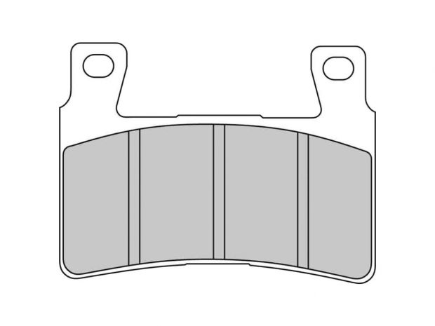 Road Sintered Brake Pads Sinter Front 