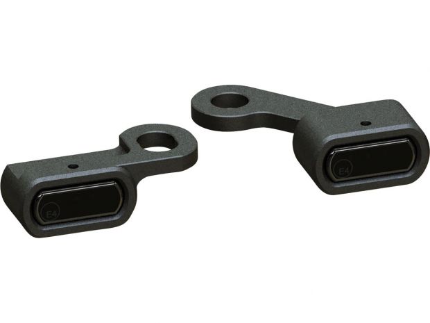 Stripe LED Turn Signal Black Powder Coated Light Smoke LED 