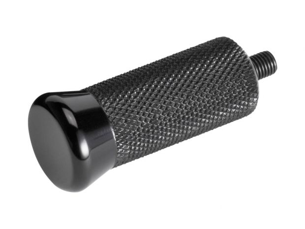 Knurled Shifter Peg Black, Anodized 