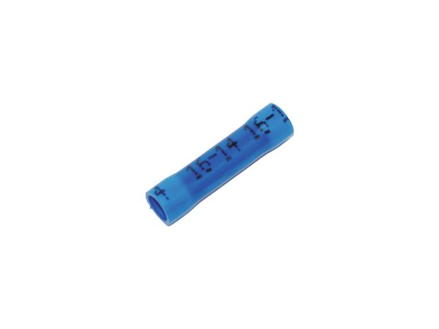 Butt Connectors PVC 16-14 Butt Blue 