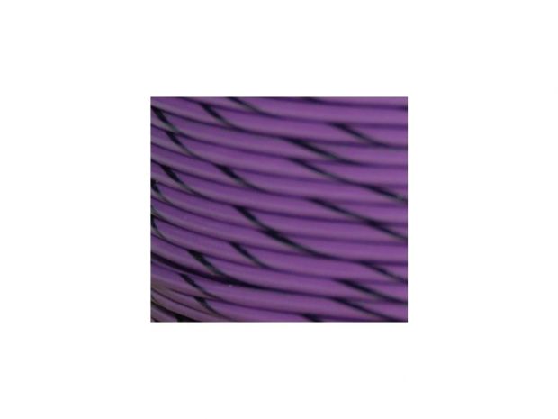 OEM Colored 1mm Wire Spools Violet, Black Stripe 