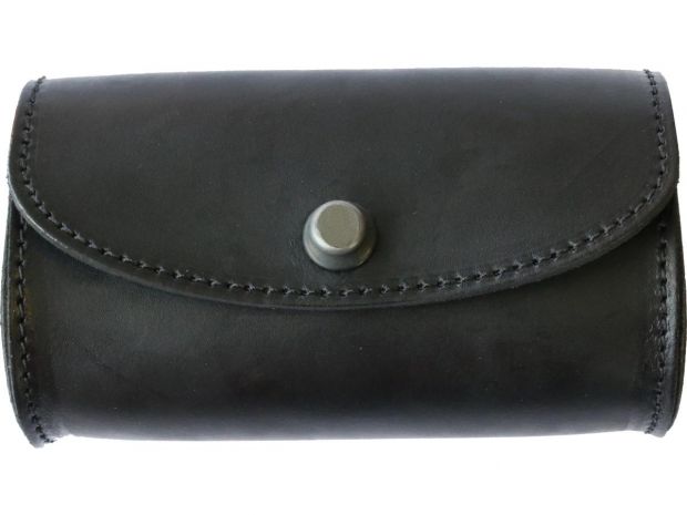 Small Windshield Bag Smooth leather Black 