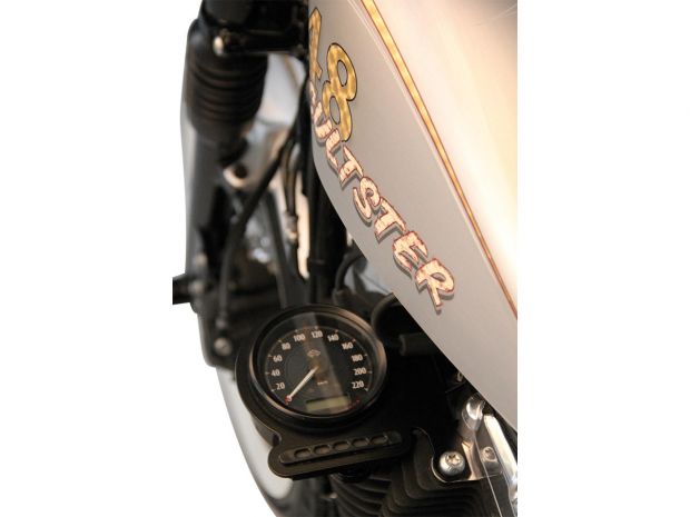 Speedometer Relocation Kit Black Powder Coated 