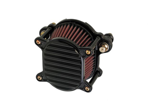 Omega Finned Air Cleaner Black 
