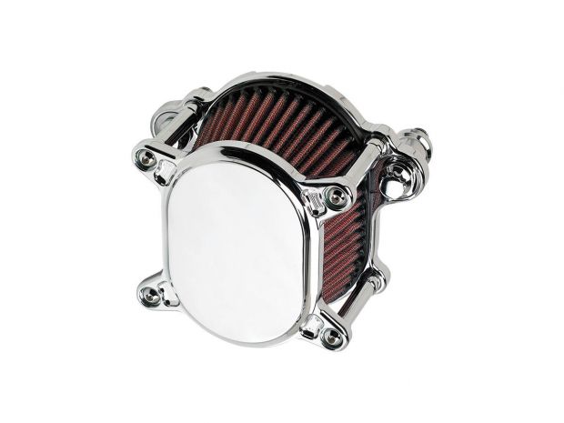 Omega Smooth Air Cleaner Chrome 