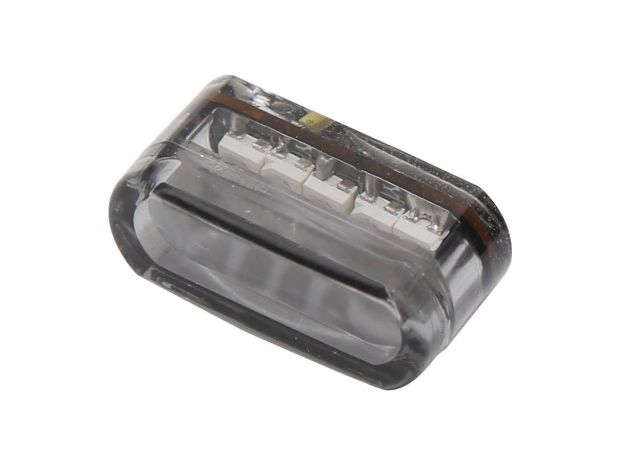 Module 1 LED Turn Signal Height(mm): 8,5 , Width(mm): 21,5 , Depth(mm): 11,5 , Approved for horizontal installation Smoke LED 