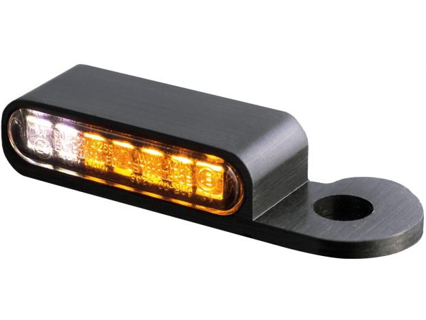 OEM Hand Control LED Turn Signal/Position Lights Black Anodized Smoke LED 