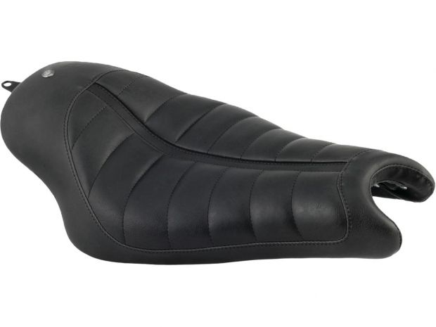 Enzo Horizontal Solo Seat Black Vinyl 