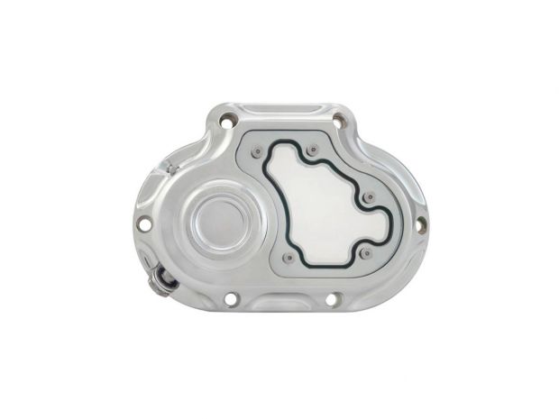 Clarity Transmission Side Cover with Hydraulic Clutch Chrome 