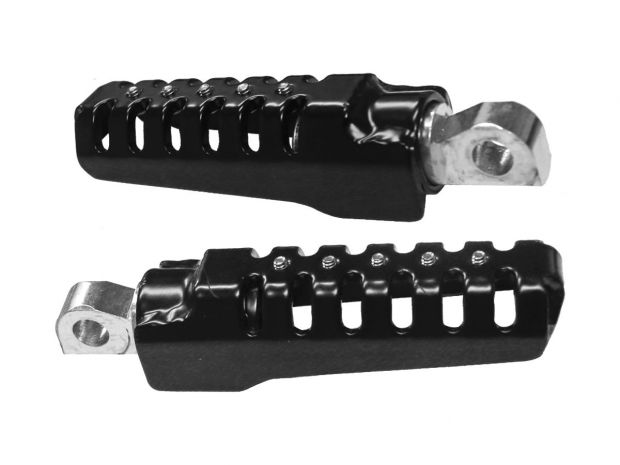 Razorback Footpegs Gloss Black, Powder Coated 