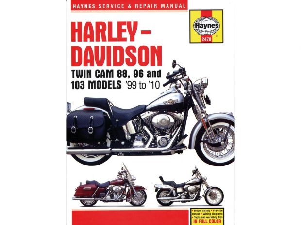 Service & Repair Manual For Twin Cam 88 covering Softail (00-10), Dyna Glide (99-10), and Electra Glide/Road King and Road Glide (99-10) 