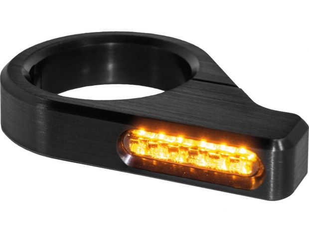 ZC-Line Classic LED Turn Signal Black Anodized Smoke LED 