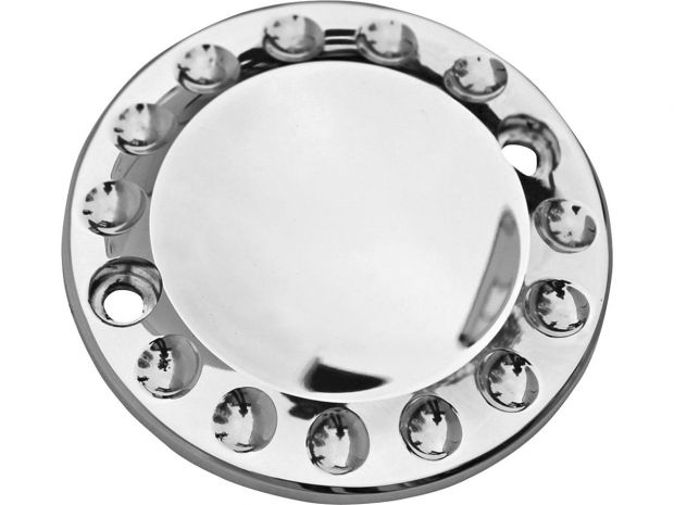 Drilled Point Cover 2-hole Aluminium Polished 