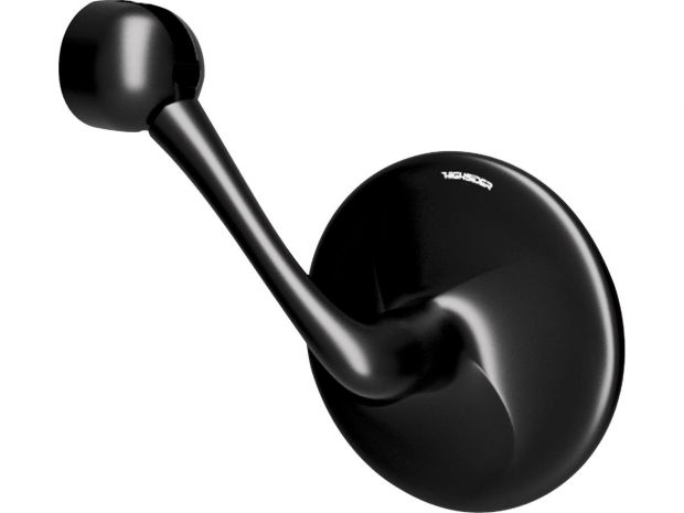 Classic Bar End Mirror 150 mm stem Black, Anodized 