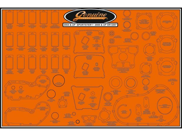 Gasket Board for XR1200/2004+Sportster Gasket Board 