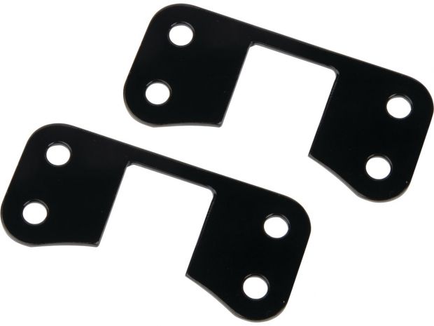 Fender Relocation Kit For Arlen Ness Hot Legs and 21 x 3,5" front wheel. Black 