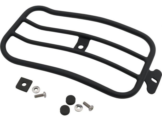 7" Solo Luggage Rack Black 