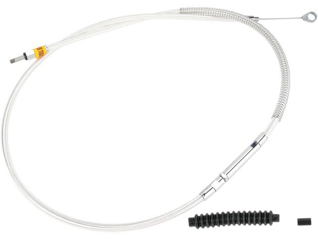 Platinum Series Clutch Cable Standard Stainless Steel Clear Coated Chrome Look 63,7" 