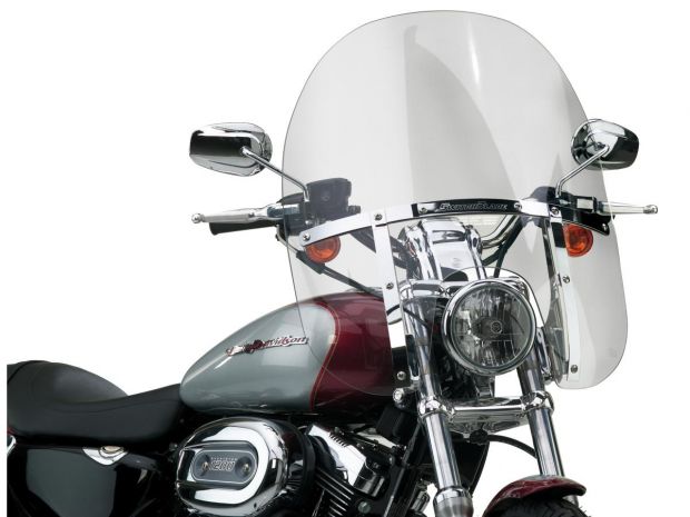 SwitchBlade 2-Up Quick Release Windshield Height: 26,5", Width: 23" Clear 