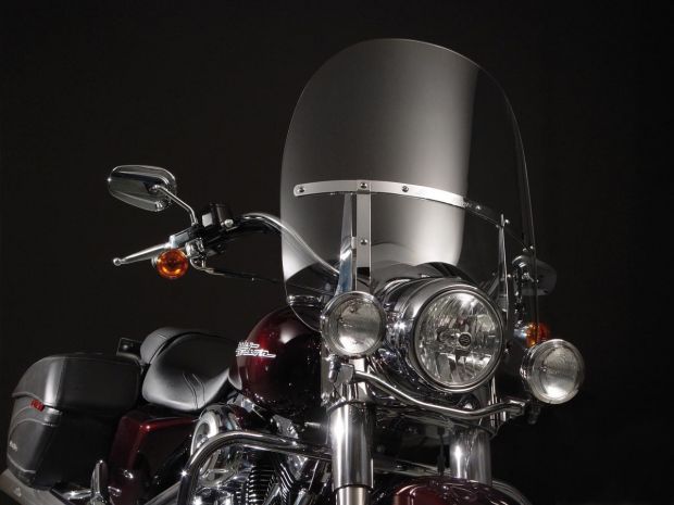 SwitchBlade 2-Up Quick Release Windshield Height: 26,25", Width: 23" Clear 