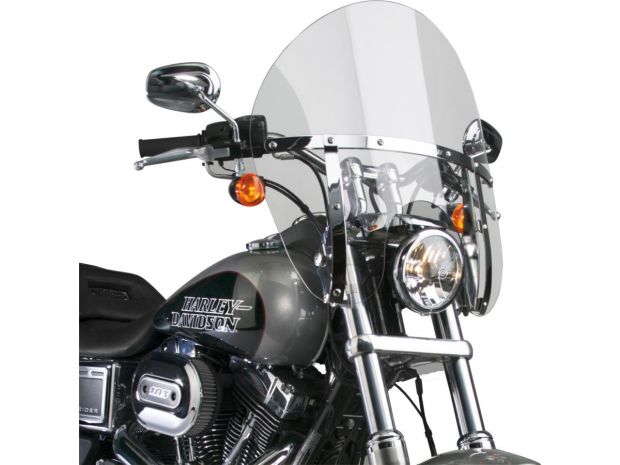 SwitchBlade Chopped Quick Release Windshield Height: 21,1", Width: 22,4" Clear 