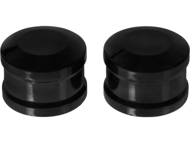 Rear Axle Cover Set Black Powder Coated 