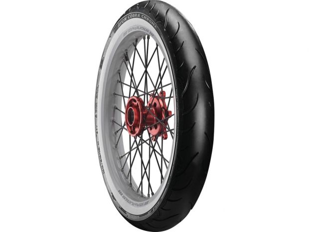 Cobra Chrome Tire 100/90-19 57V White Wall 