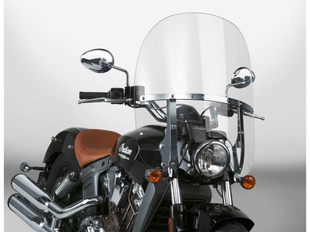 SwitchBlade 2-Up Quick Release Windshield Height: 26", Width: 23" Clear 