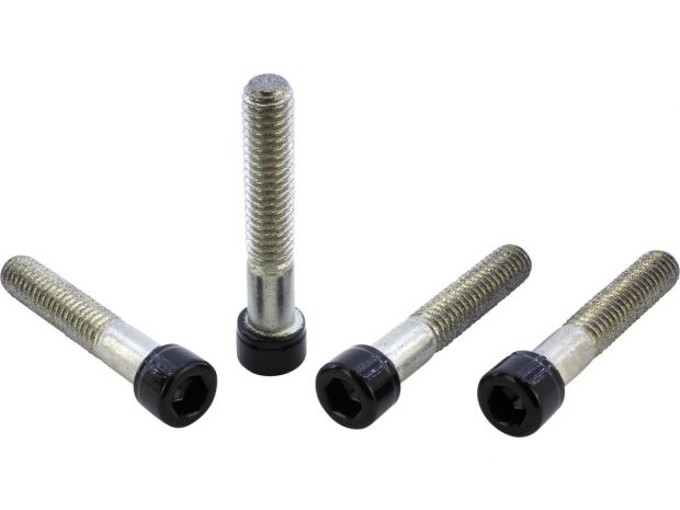 Front Fender Screw Kits Gloss Black Powder Coated 