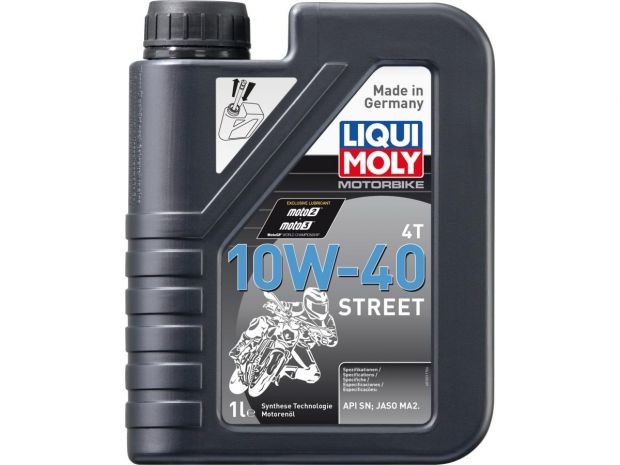Motorbike 4T Street Mineral Based Engine Oil 1 Liter API SN JASO MA2 SAE 10W40 